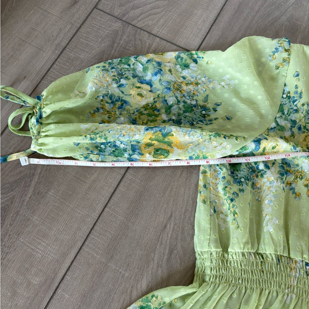 Taylor Vintage Style floral chiffon dress - Picture 5 of 8
